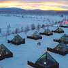Aurora Pyramid Glass Igloos